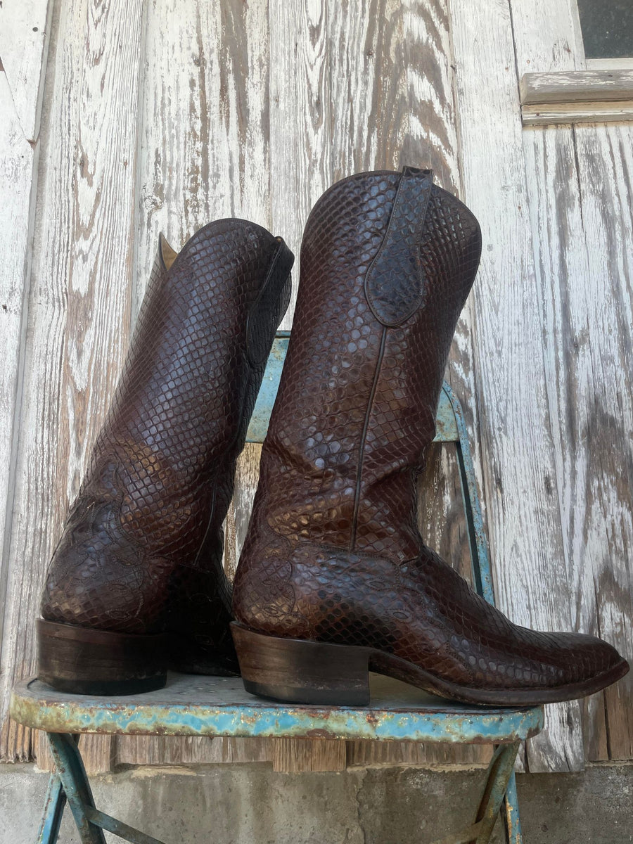 VINTAGE TO STANLEY WESTERN BOOTS MEN 9D NOT MUCH USED