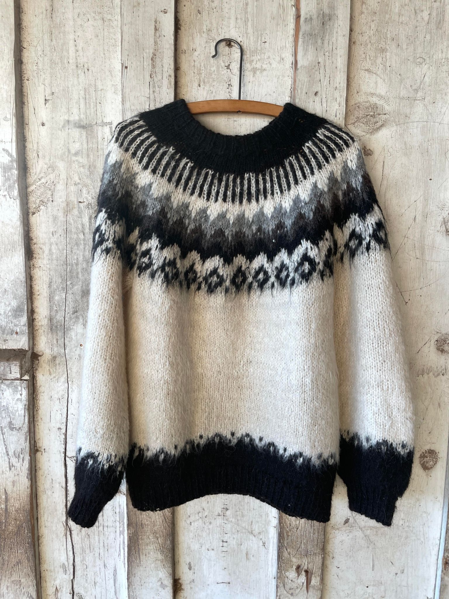 Vintage Alpaca Sweater from Bolivia