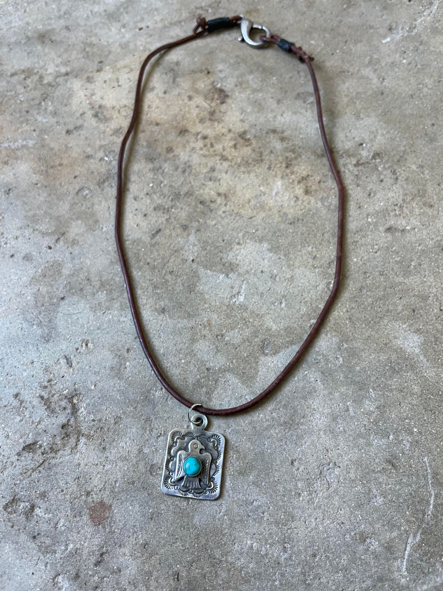 Thunderbird Necklace with Turquoise