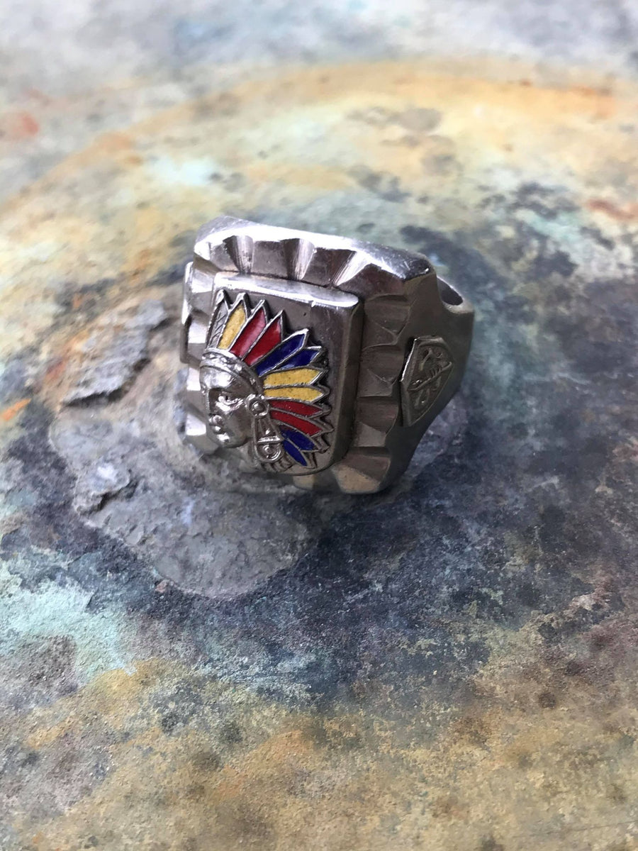 1940's-50's Deadstock Mexican Biker Ring