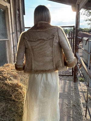 Vintage Western Sheepskin Jacket