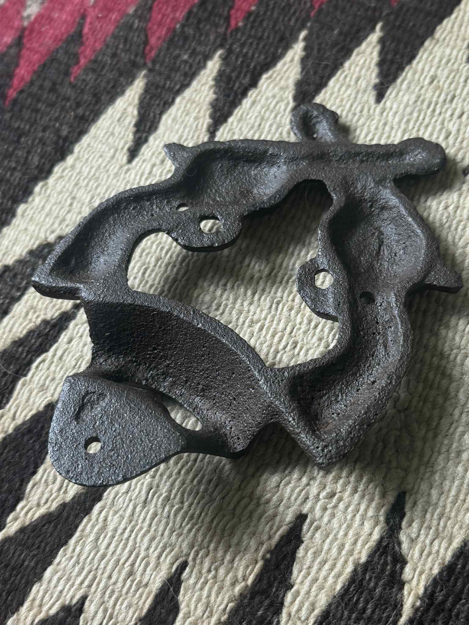 Cast Iron Crossed Pistols Bottle Opener