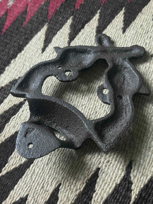 Cast Iron Crossed Pistols Bottle Opener