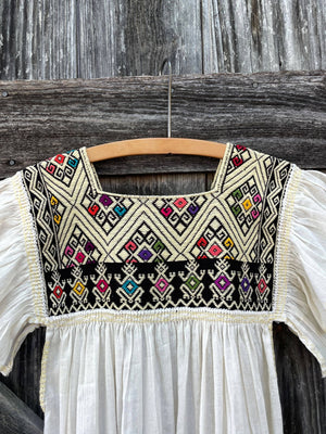 Handmade Chiapas Dress (Cream)