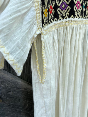 Handmade Chiapas Dress (Cream)
