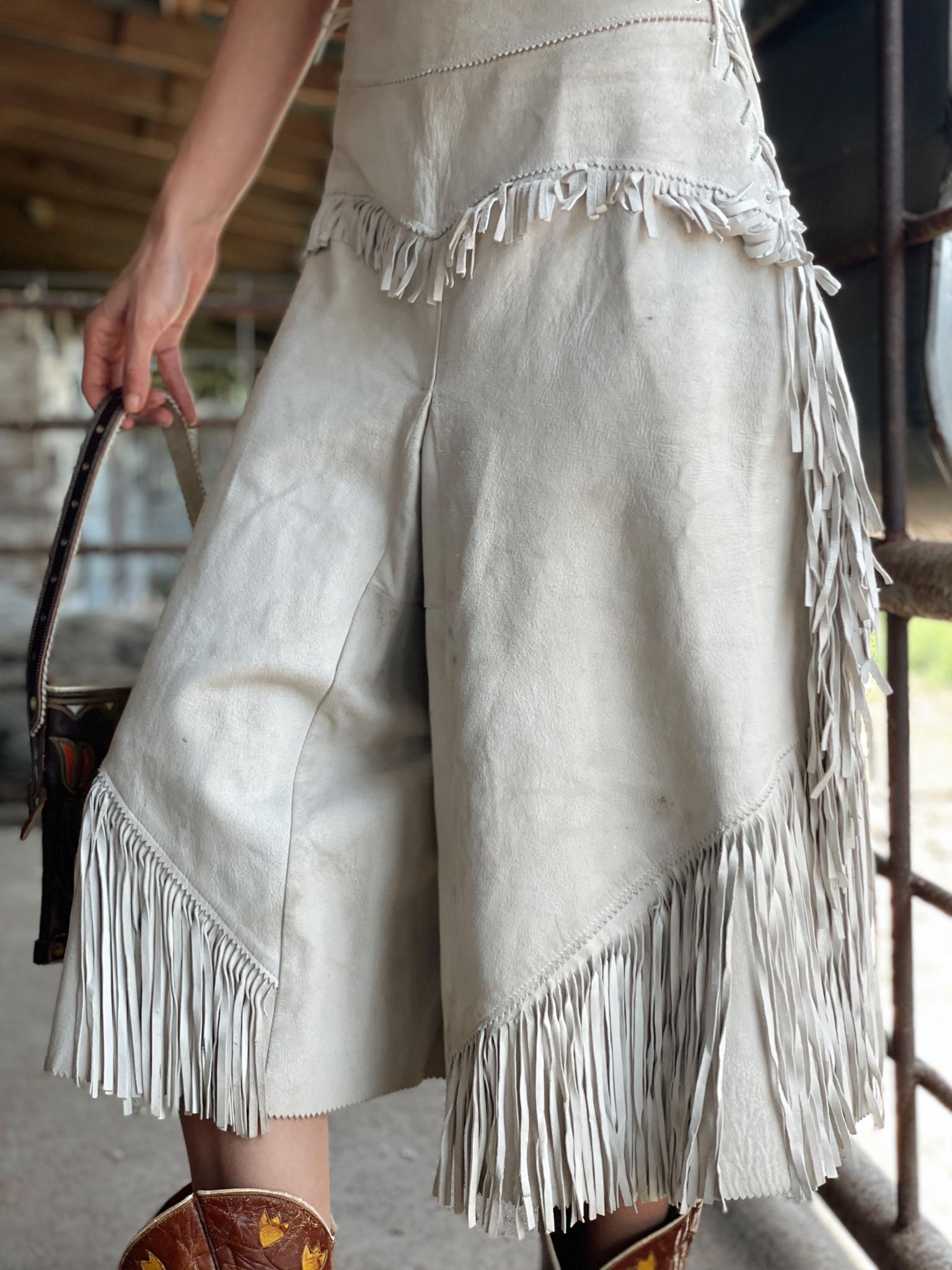 Vintage Cowgirl Riding Skirt (adjustable waist)