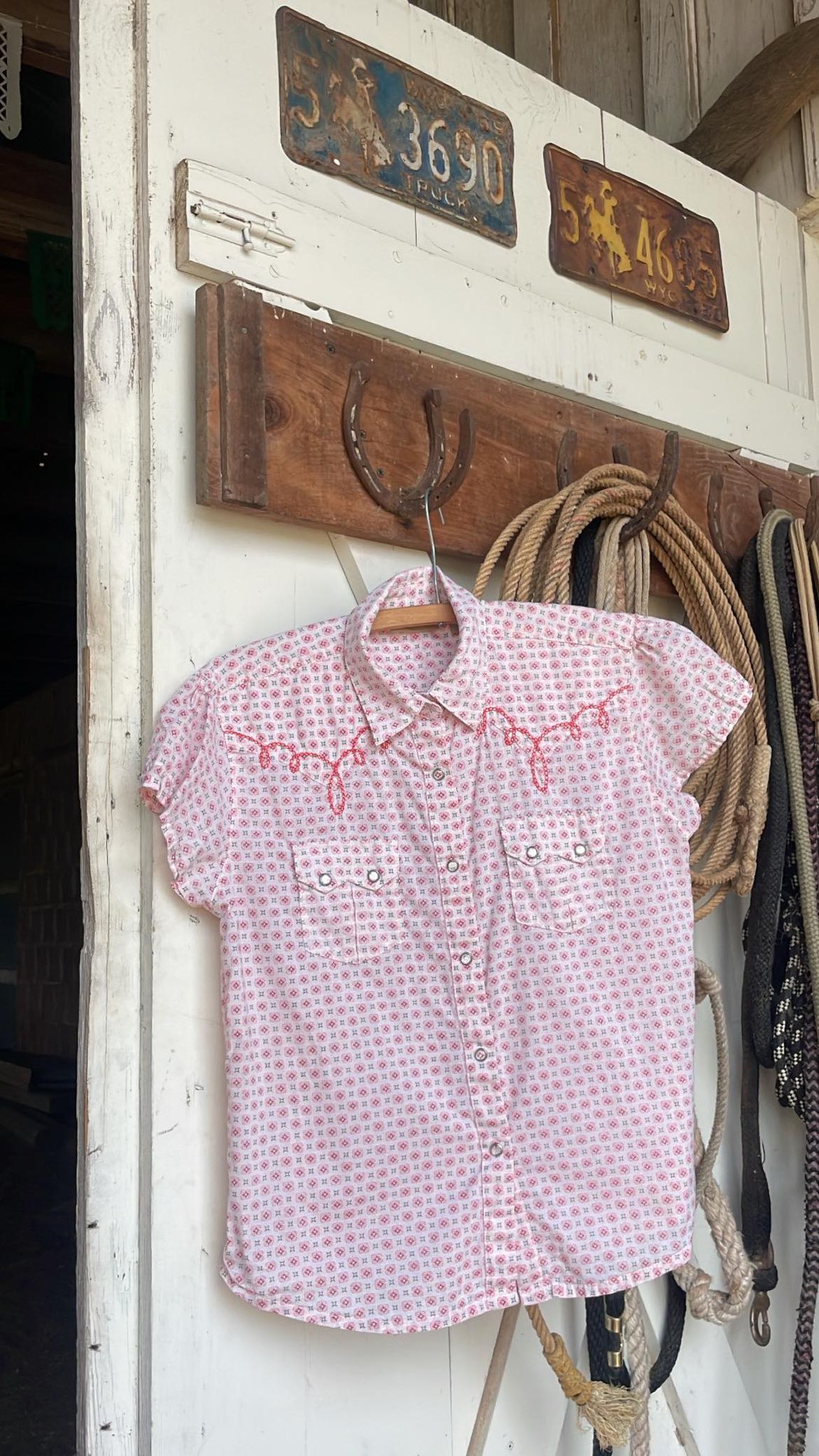 Vintage Inspired Cotton Western Shirt