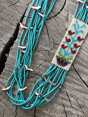 Vintage Tree of Life Navajo Necklace