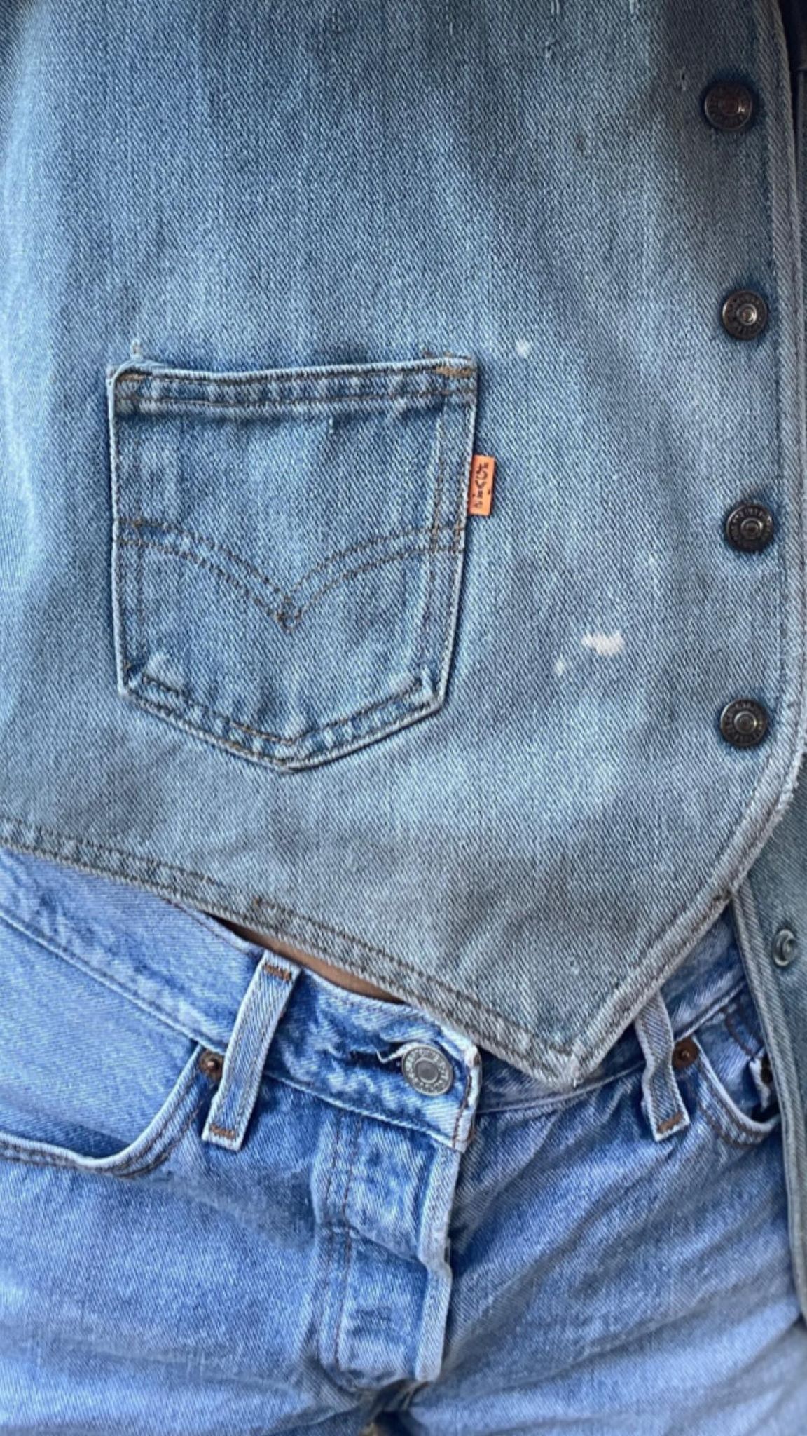 1970's Levi's Orange Tab Vest