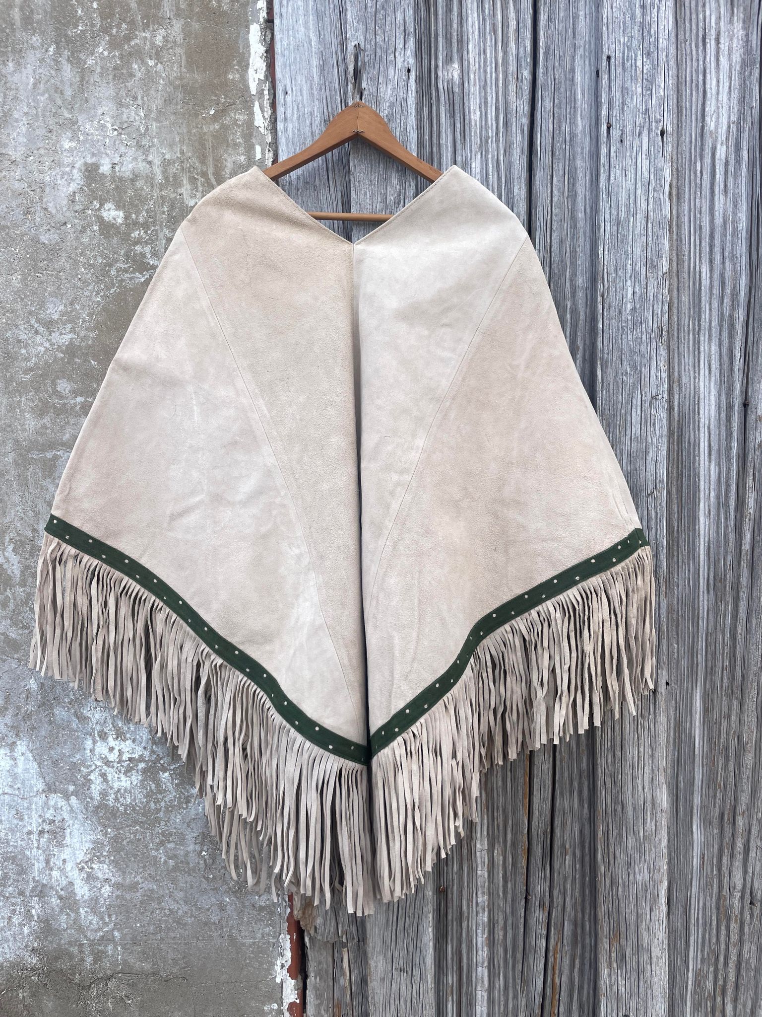 Vintage Leather Poncho from Alaska – Chad Isham