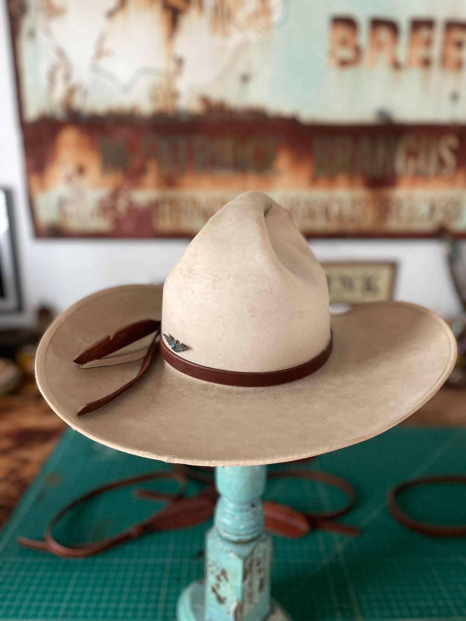 Handmade Feather Hat Band