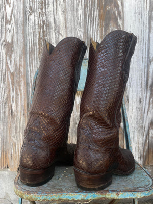 Vintage T.O. Stanley Anaconda Boots
