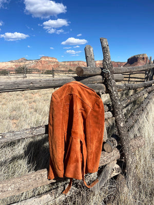 Vintage Suede Red Clay Jacket