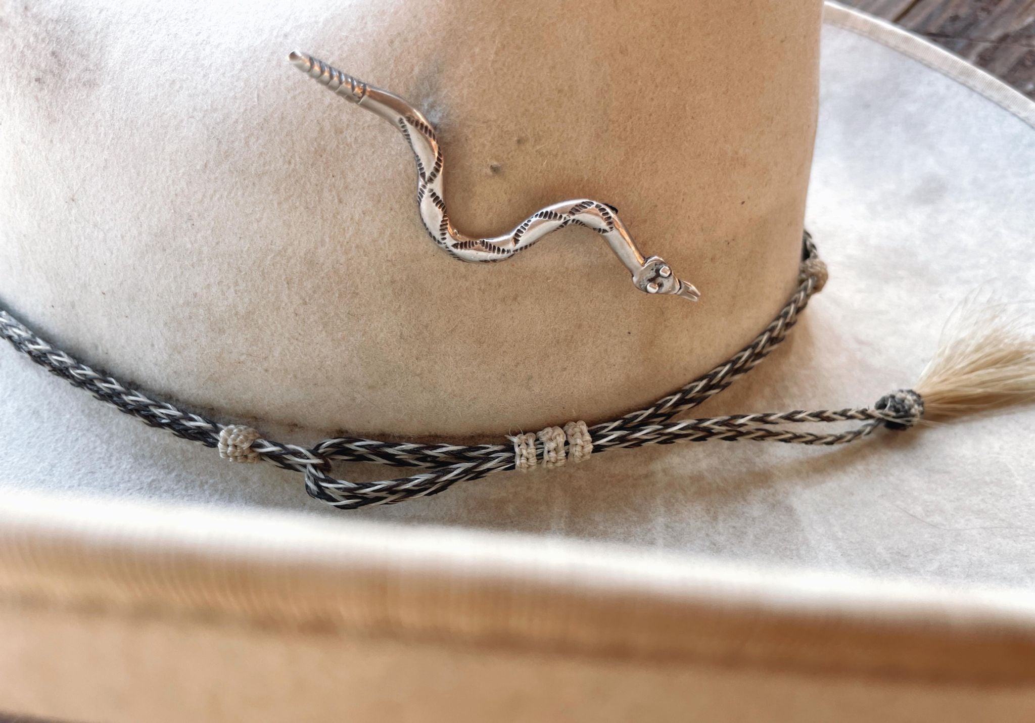 Vintage Navajo Snake Pin
