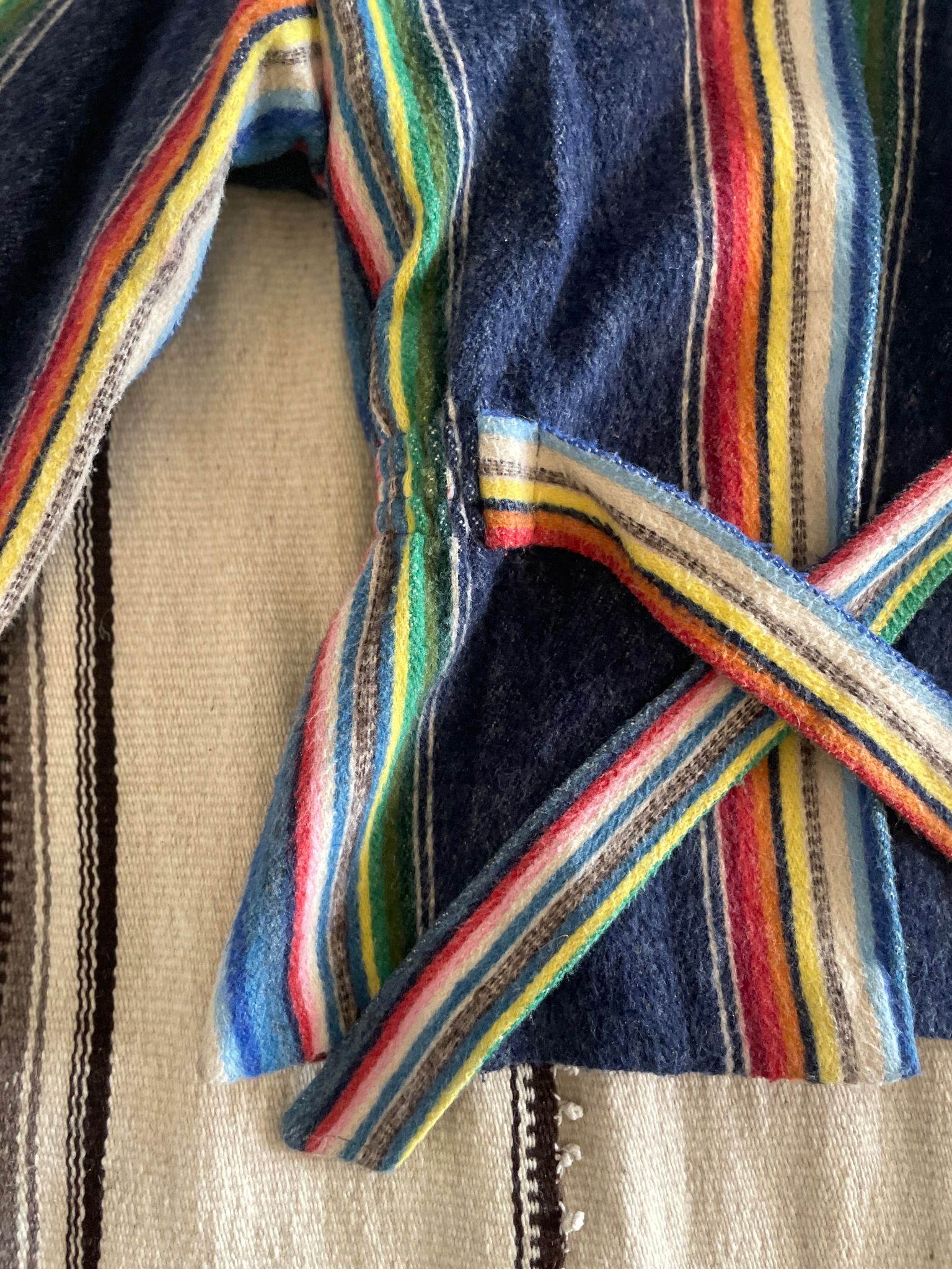1970's Serape Blanket Wool Jacket
