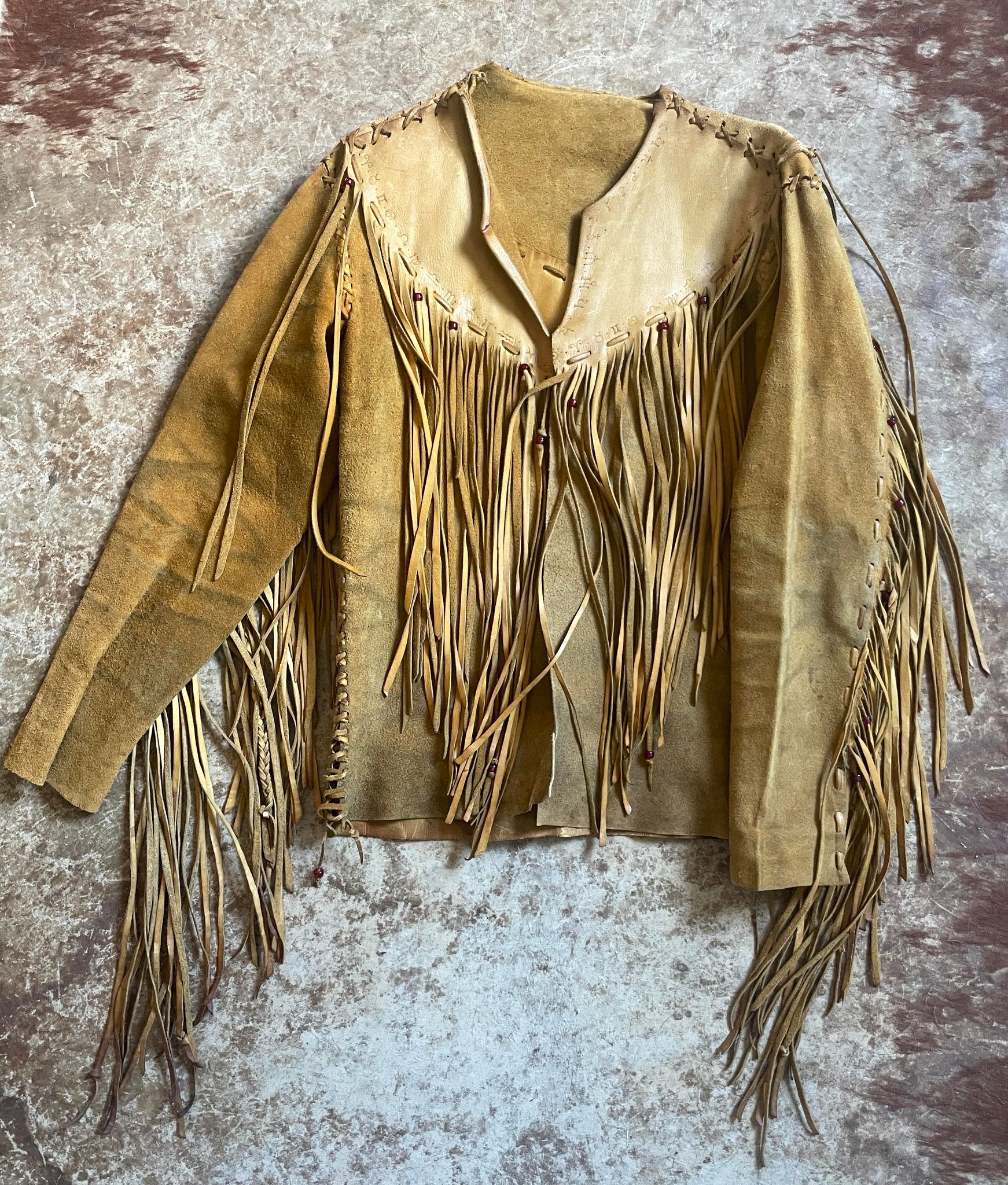 Vintage Long Fringe Jacket