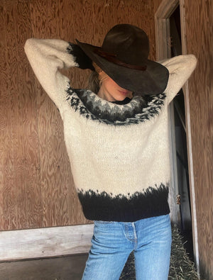 Vintage Alpaca Sweater from Bolivia