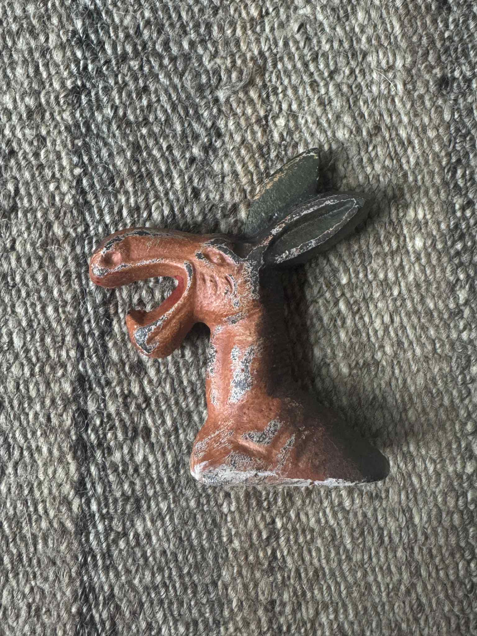 Antique Cast Iron Burro Bottle Opener