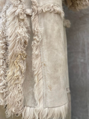 Vintage Sheepskin Afghan Coat