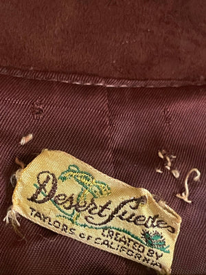 1950's Deerskin Red Jewel Jacket