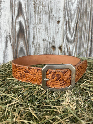 Handmade Carved Western Belt
