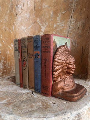 Vintage Copper Bookends