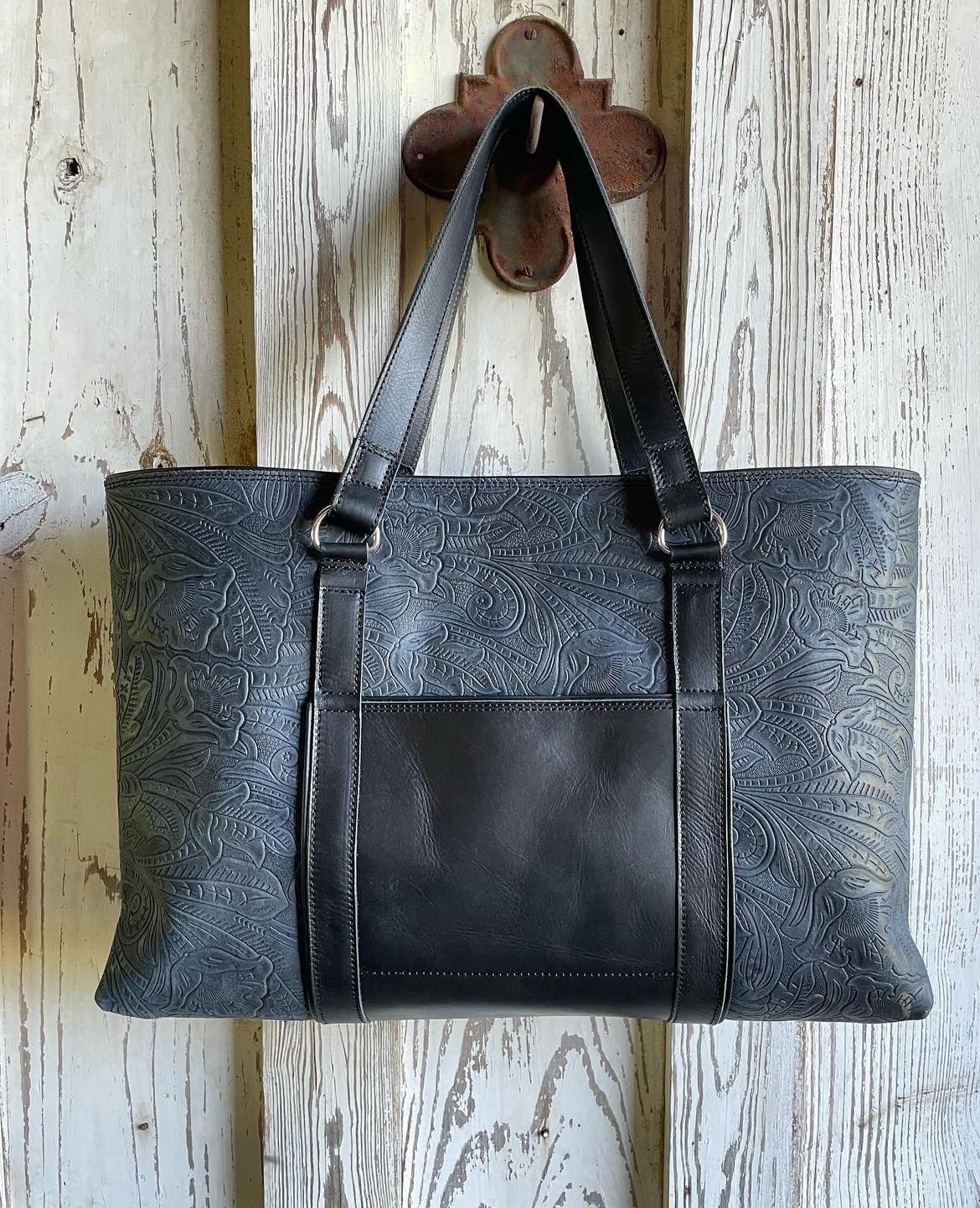 Handmade Blue Roan Bag