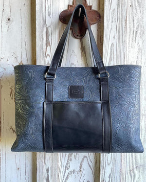 Handmade Blue Roan Bag