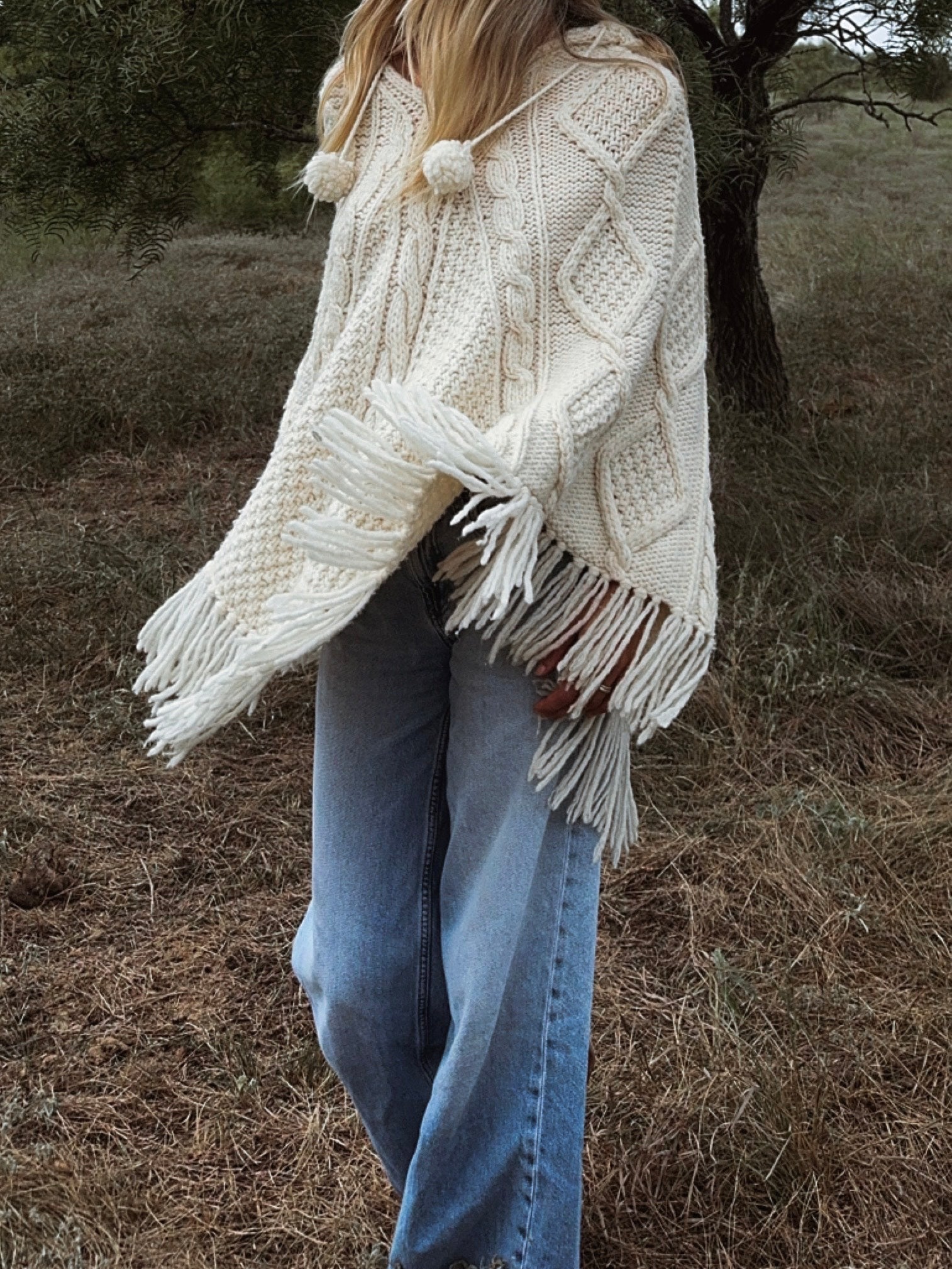 Vintage Wool Ponchito