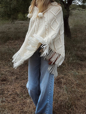 Vintage Wool Ponchito