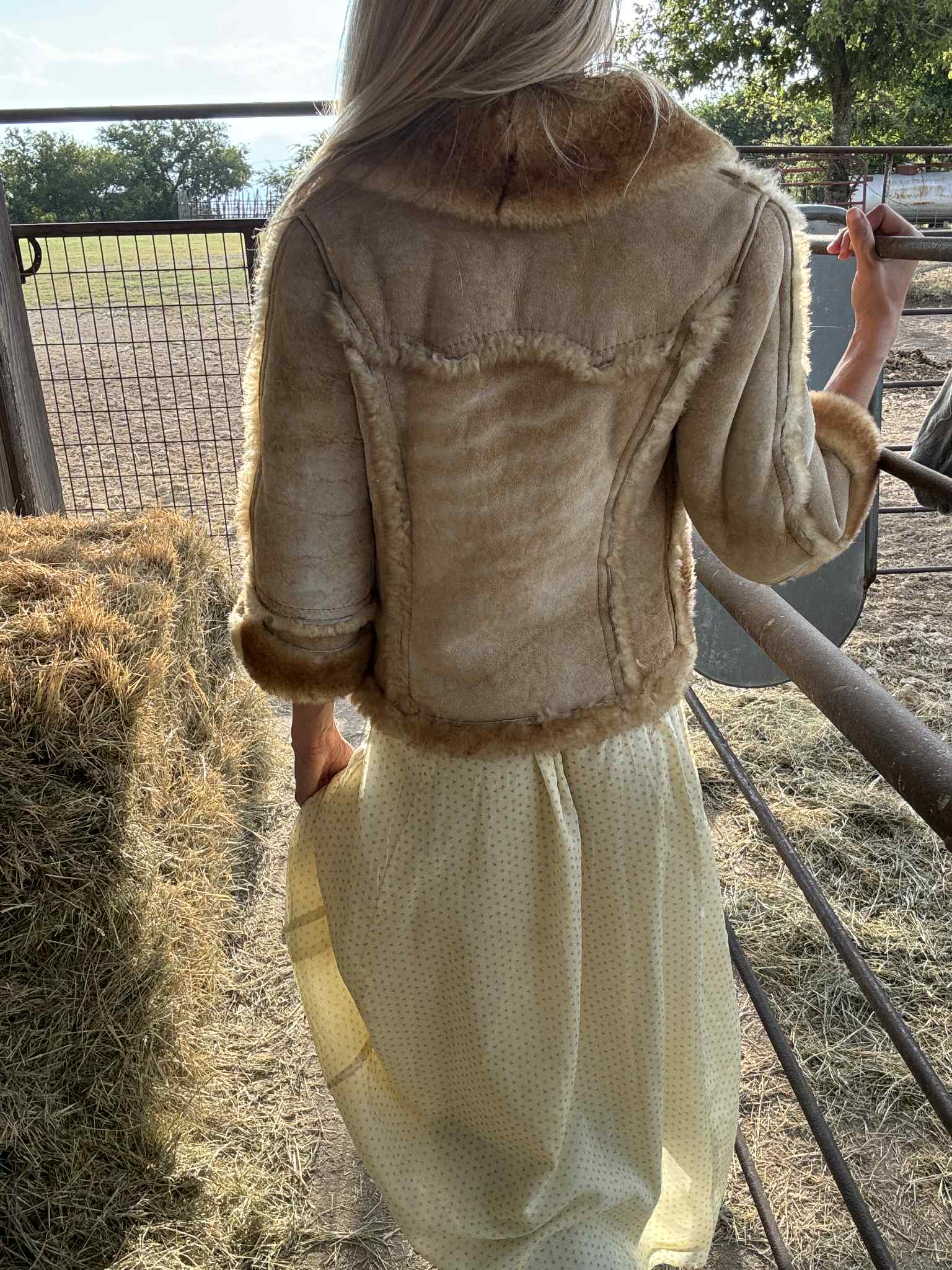 Vintage Western Sheepskin Jacket