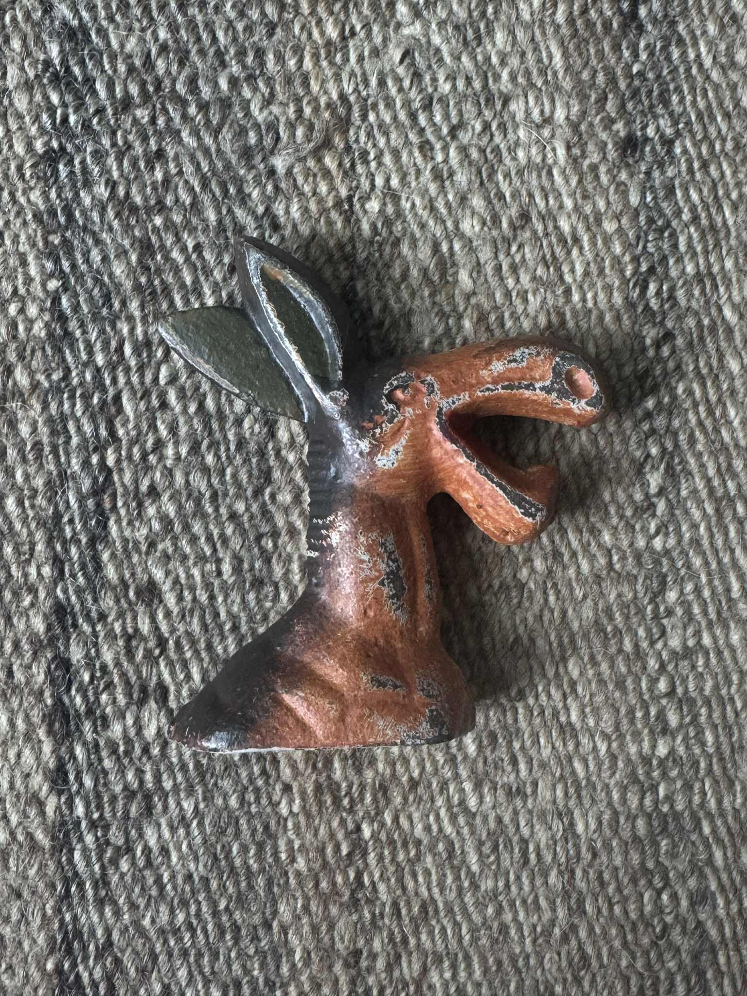 Antique Cast Iron Burro Bottle Opener