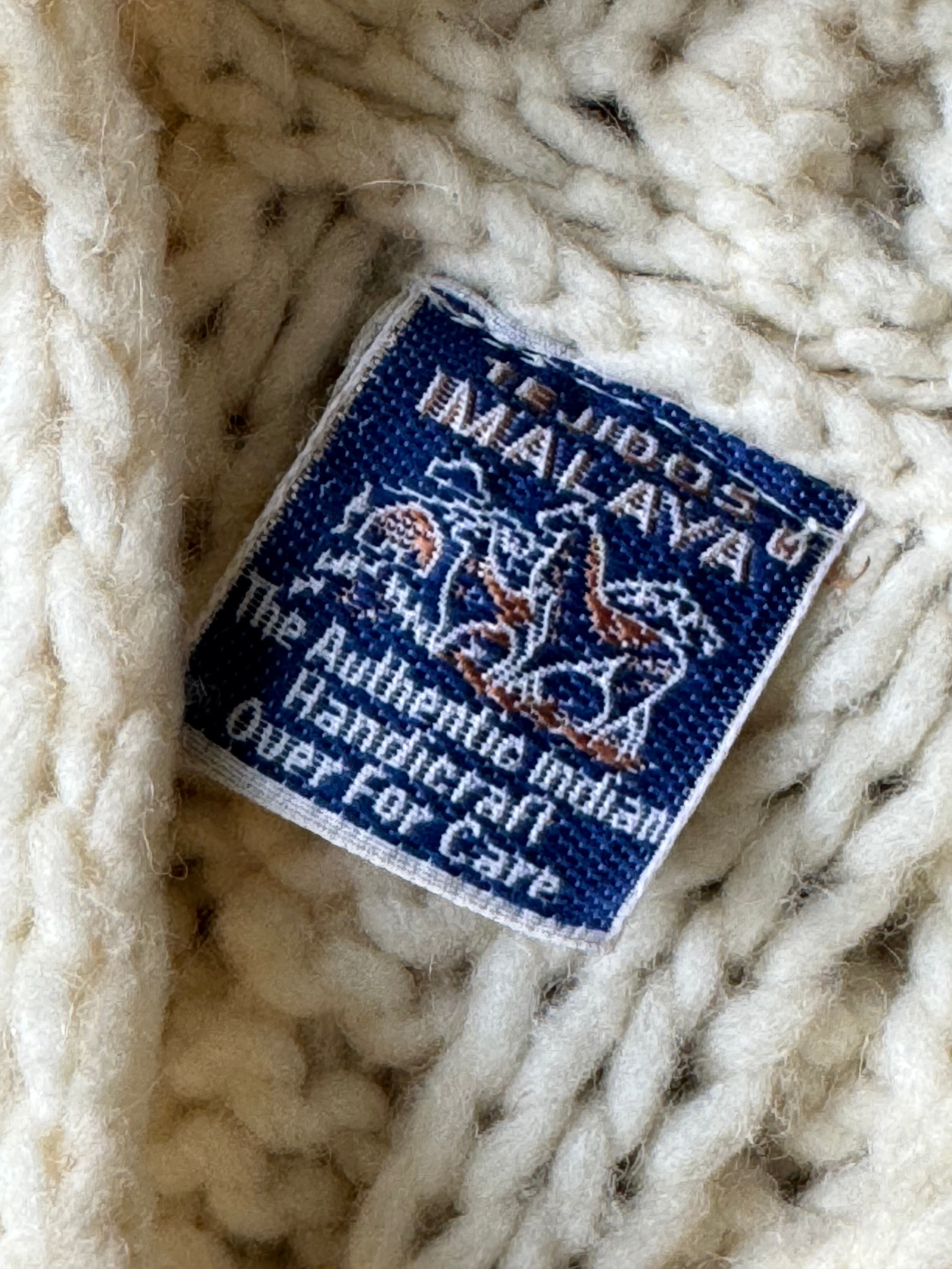 Vintage Wool Ponchito