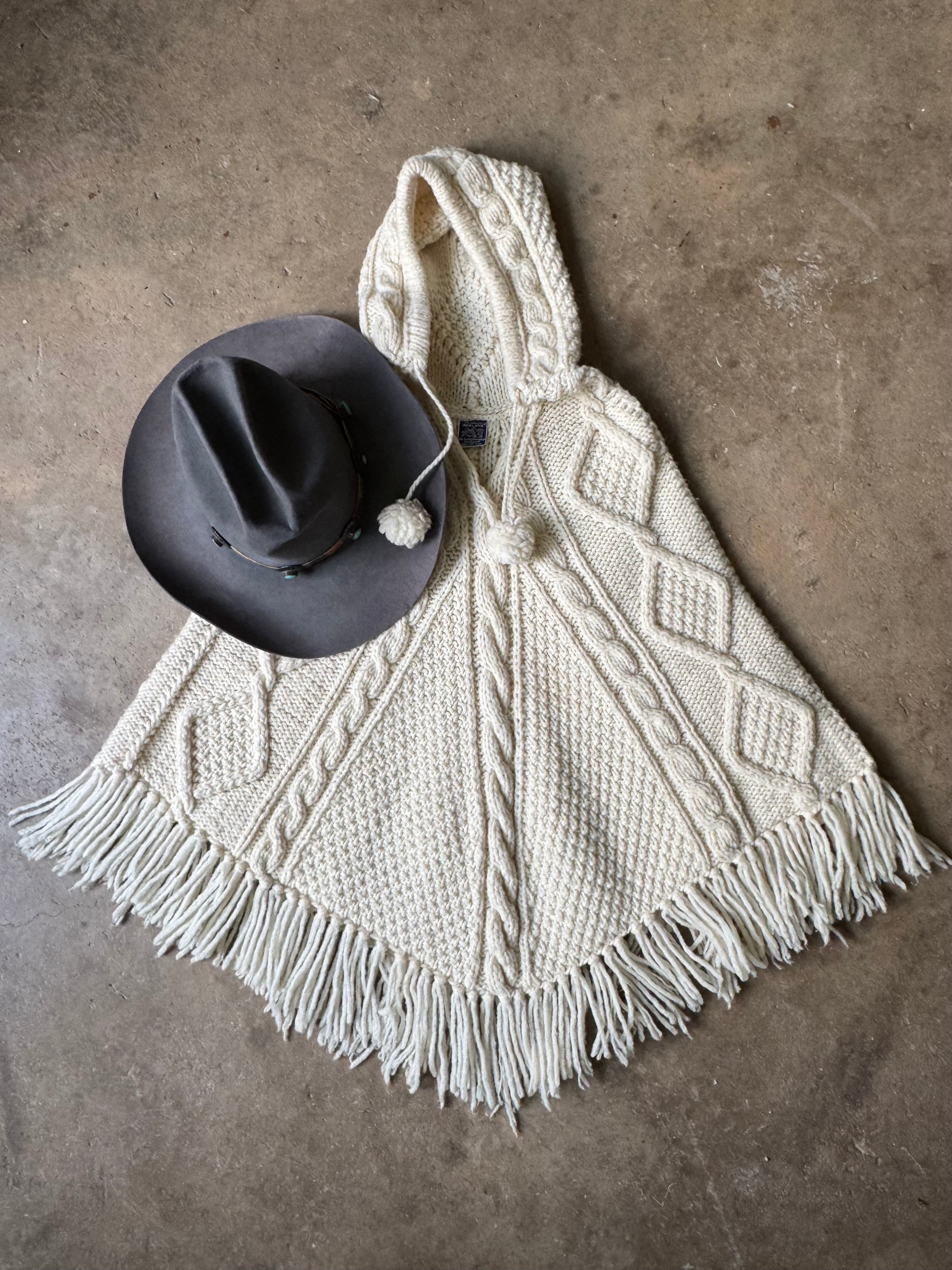 Vintage Wool Ponchito