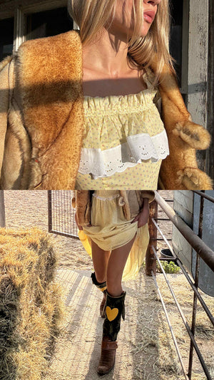 Vintage Western Sheepskin Jacket