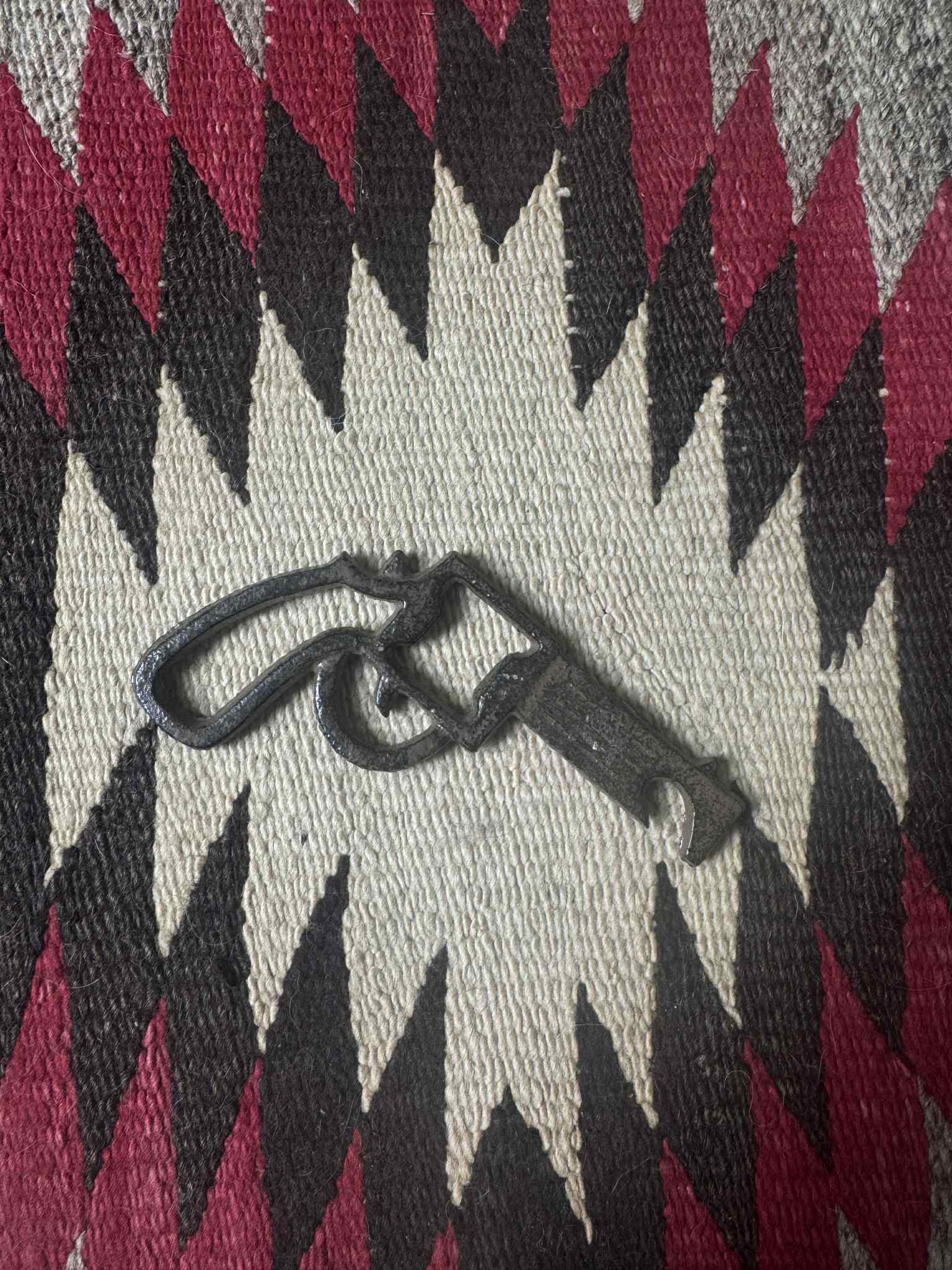 Cast Iron Revolver Bottle Opener