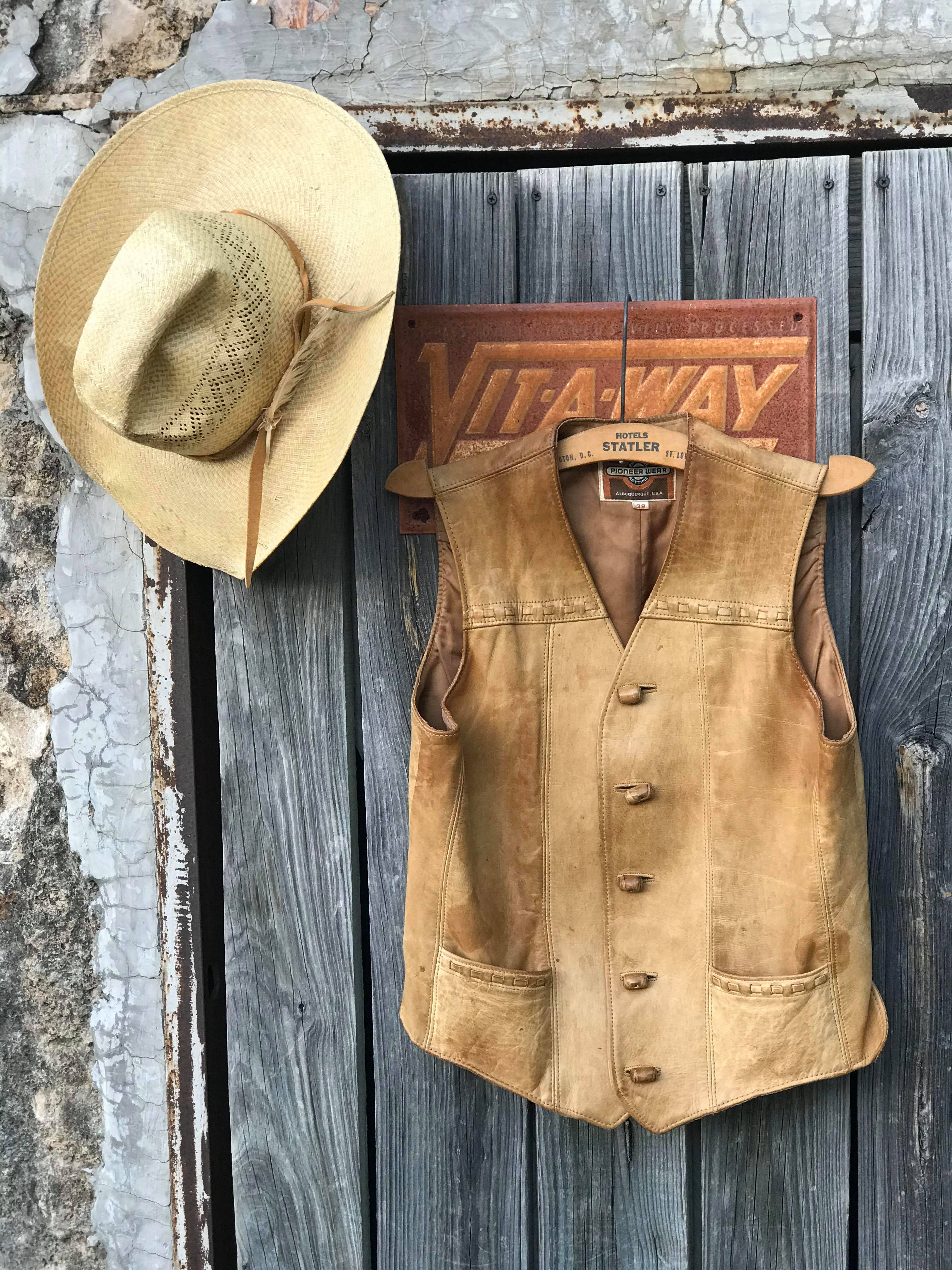Vintage Calfskin Vest