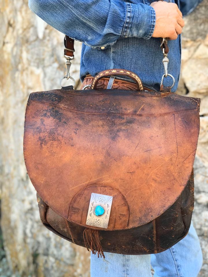 Repurposed Vintage Mail Bag
