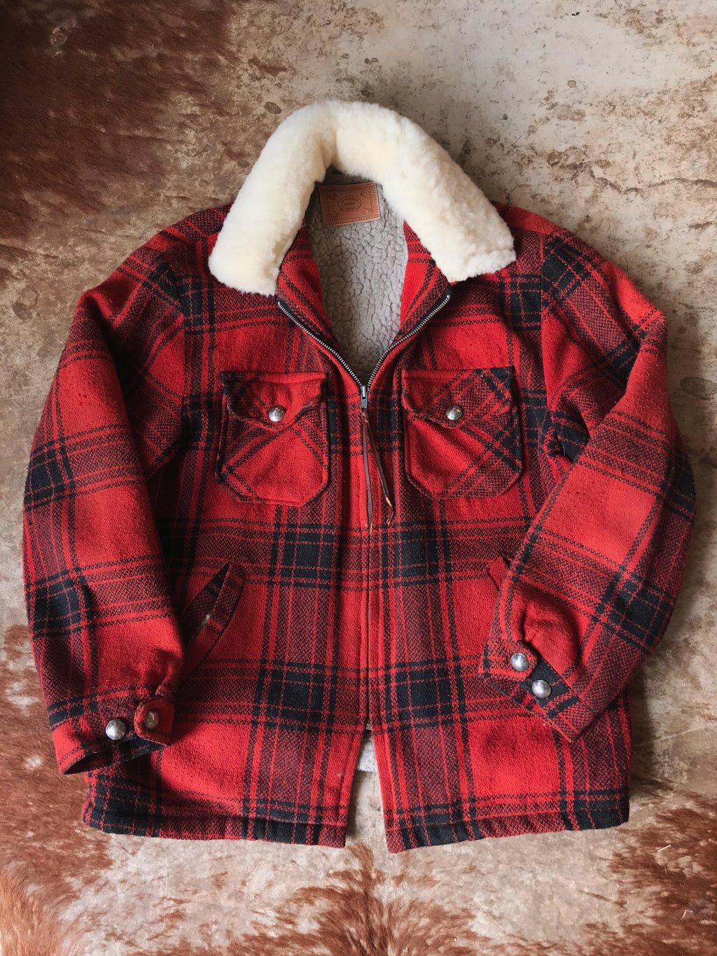 Vintage Buffalo Plaid Jacket