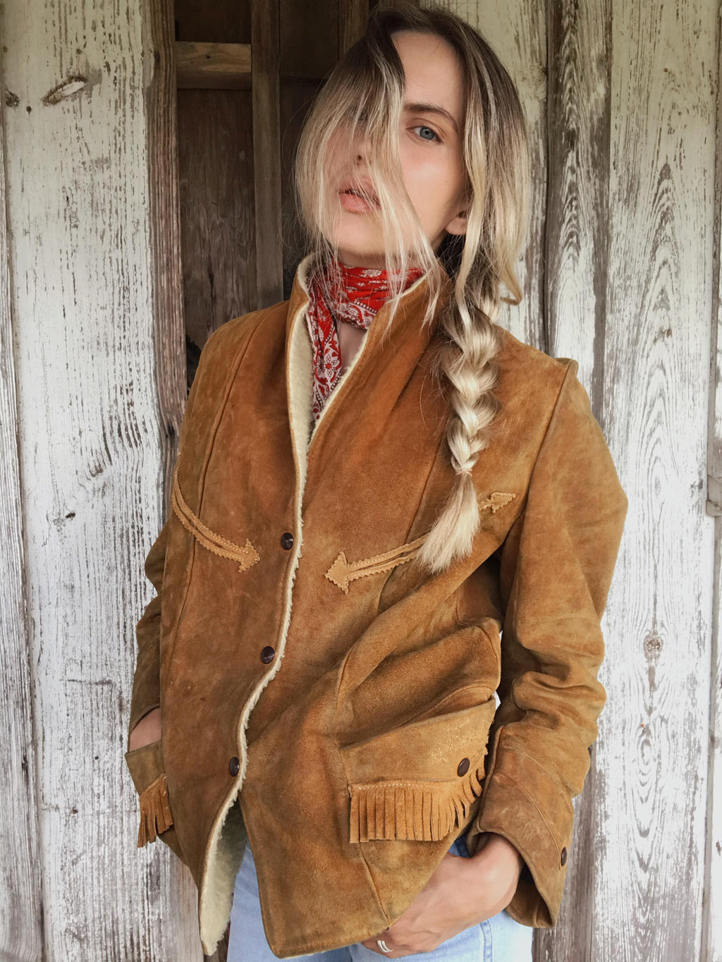One of a Kind Suede Jacket