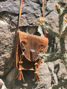 Vintage Handmade Lizard Bag