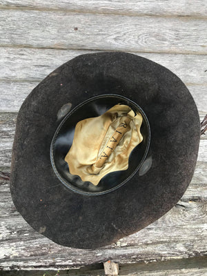 Vintage Black Cowboy Hat