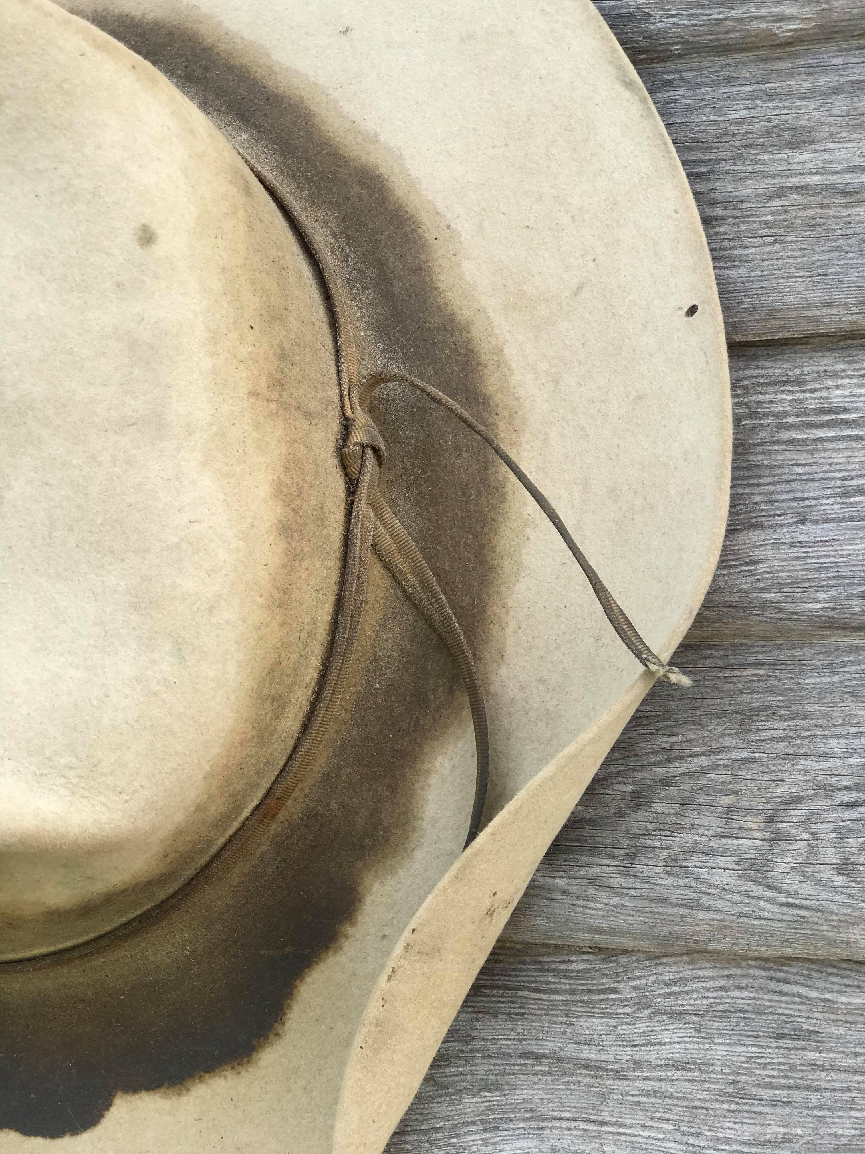 Vintage Felt Cowboy Hat
