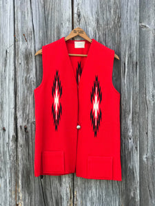 Vintage Wool Chimayo Vest