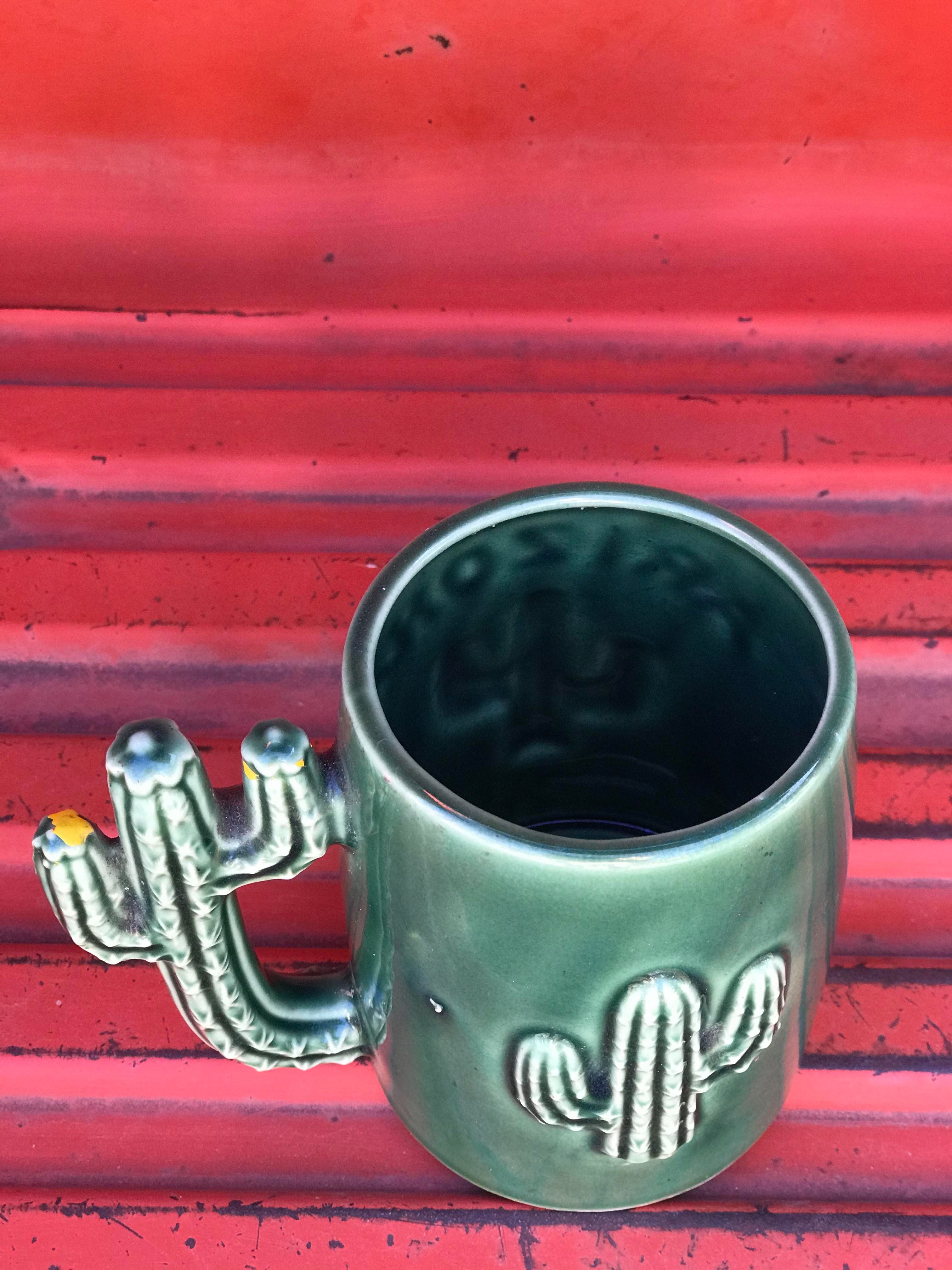 Vintage Saguaro Cactus Mug from Arizona