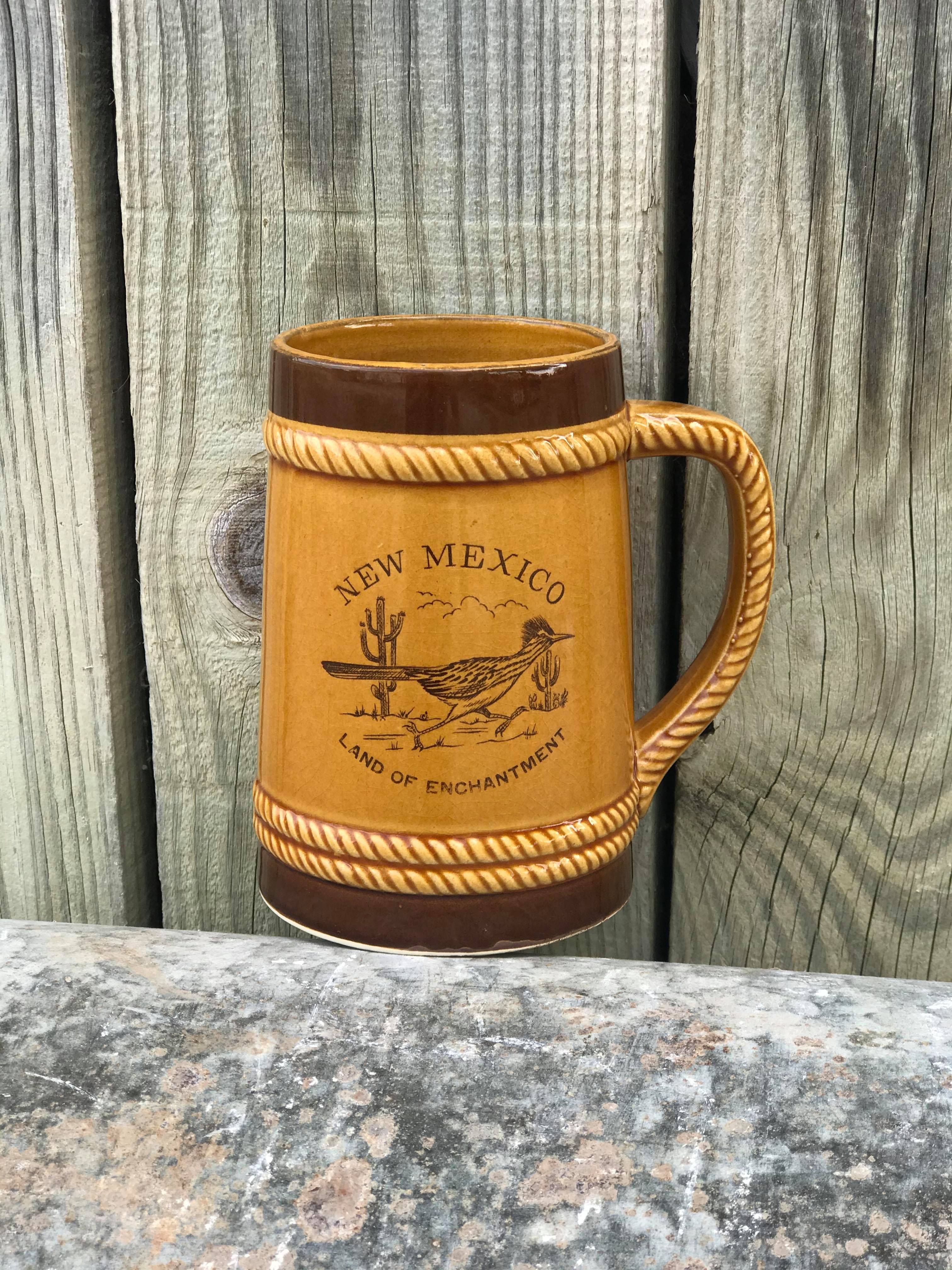 Vintage New Mexico Roadrunner Mug (large)