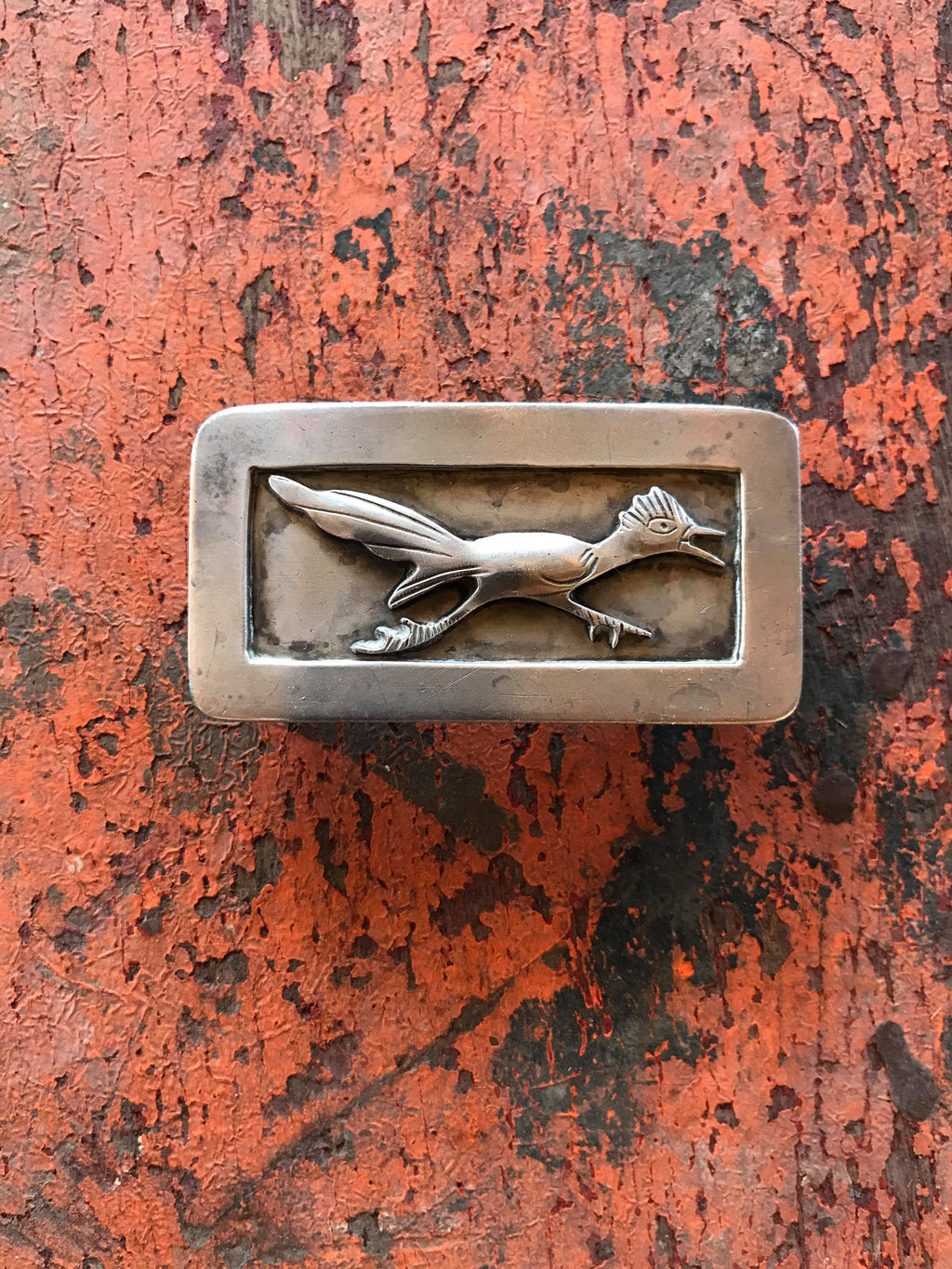 Vintage Navajo Roadrunner Buckle