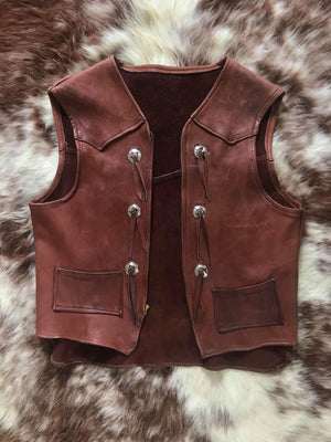 Vintage Leather Vest from the 1960's – Chad Isham