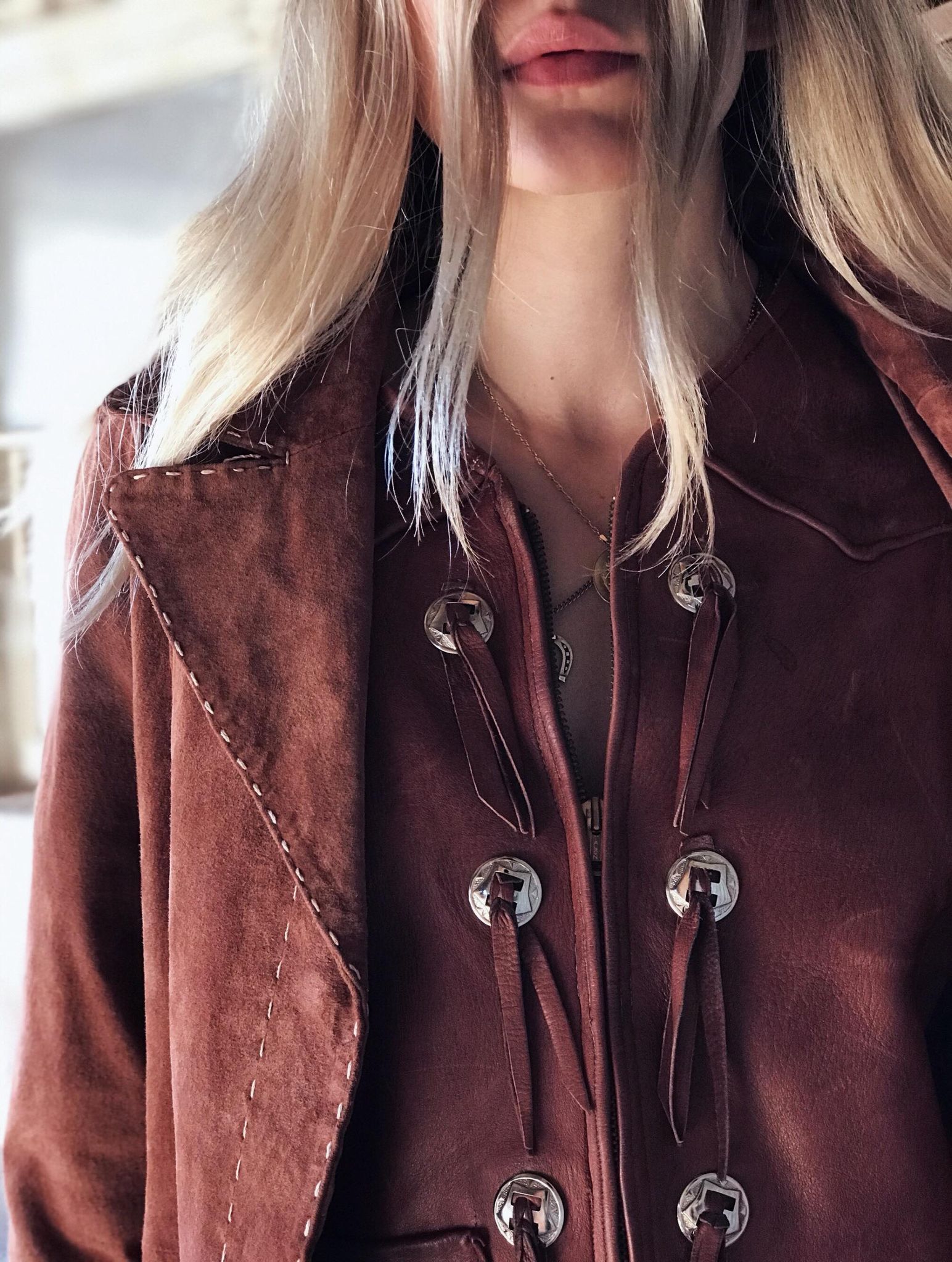 Vintage Leather Vest from the 1960's