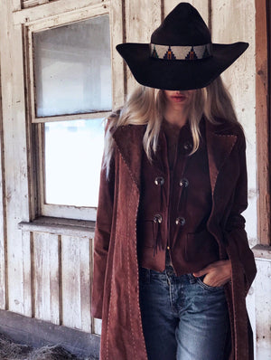 Vintage Leather Vest from the 1960's